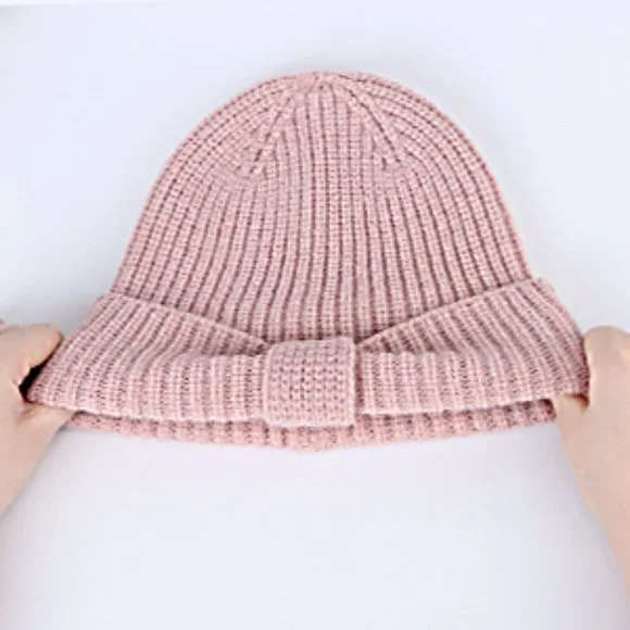 Womens Knit Beanie Hat - Stretchy Soft Warm Daily Touque - Picture 10 of 11